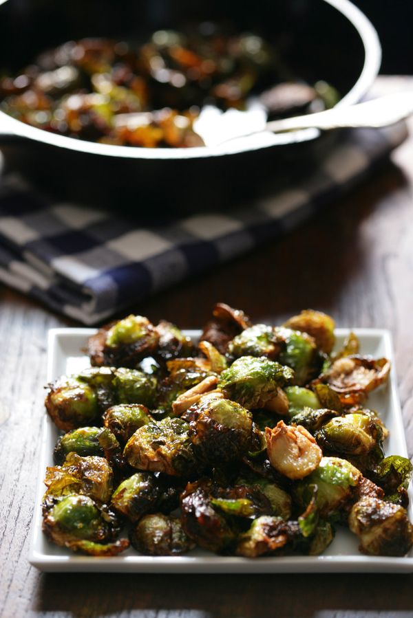 Roasted Brussels Sprouts With Garlic