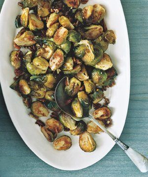 Roasted Brussels Sprouts With Pecans