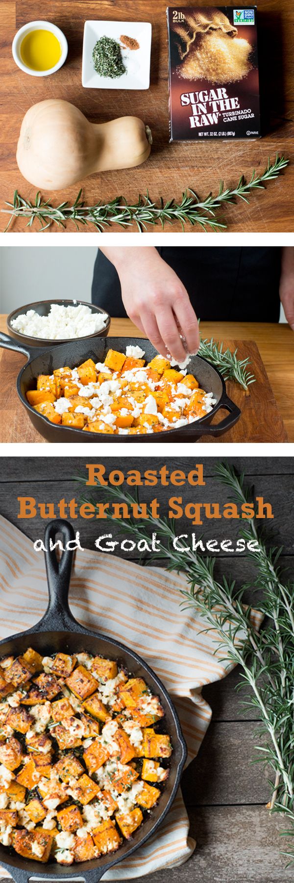 Roasted Butternut Squash and Goat Cheese