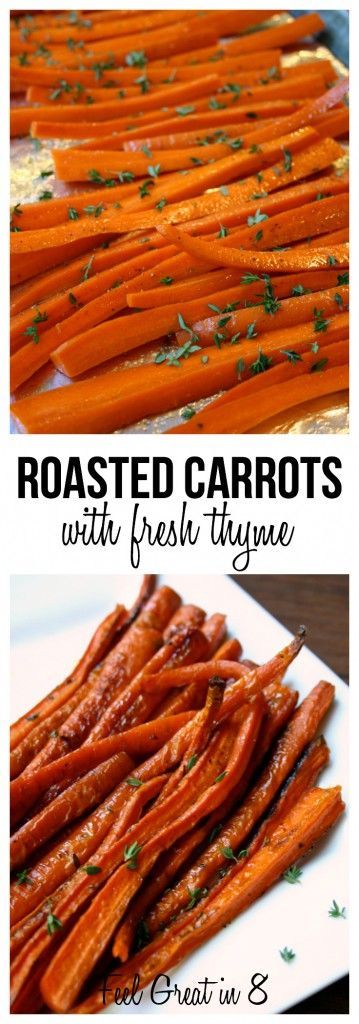 Roasted Carrots With Fresh Thyme