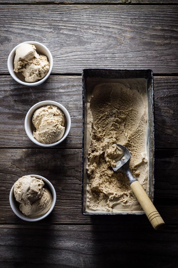 Roasted chestnut ice cream