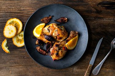 Roasted Chicken With Figs and Rosemary