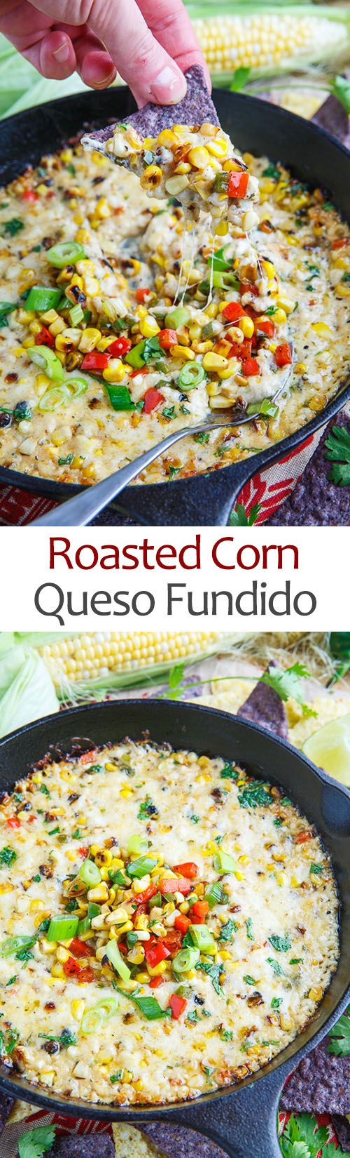 Roasted Corn Queso Fundido