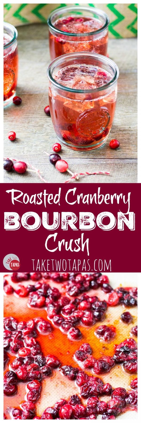 Roasted Cranberry Bourbon Crush