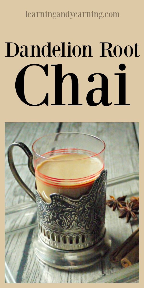 Roasted Dandelion Root Chai