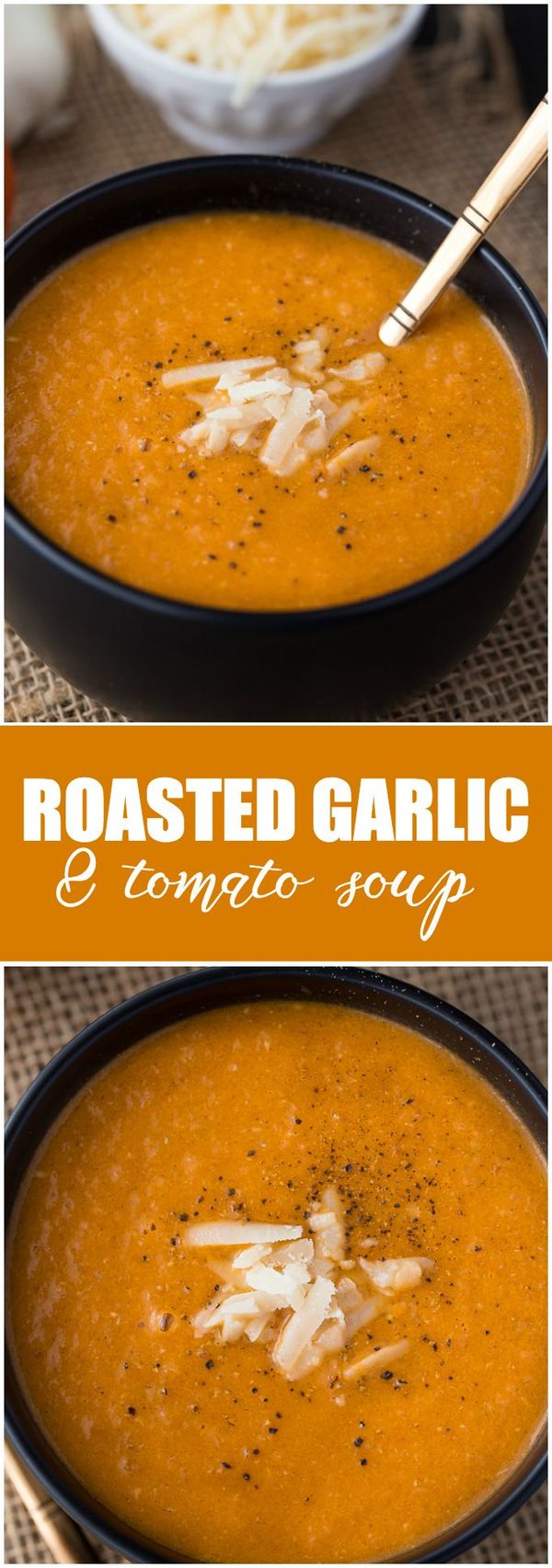 Roasted Garlic & Tomato Soup