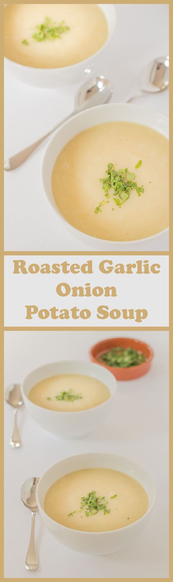 Roasted Garlic Onion and Potato Soup