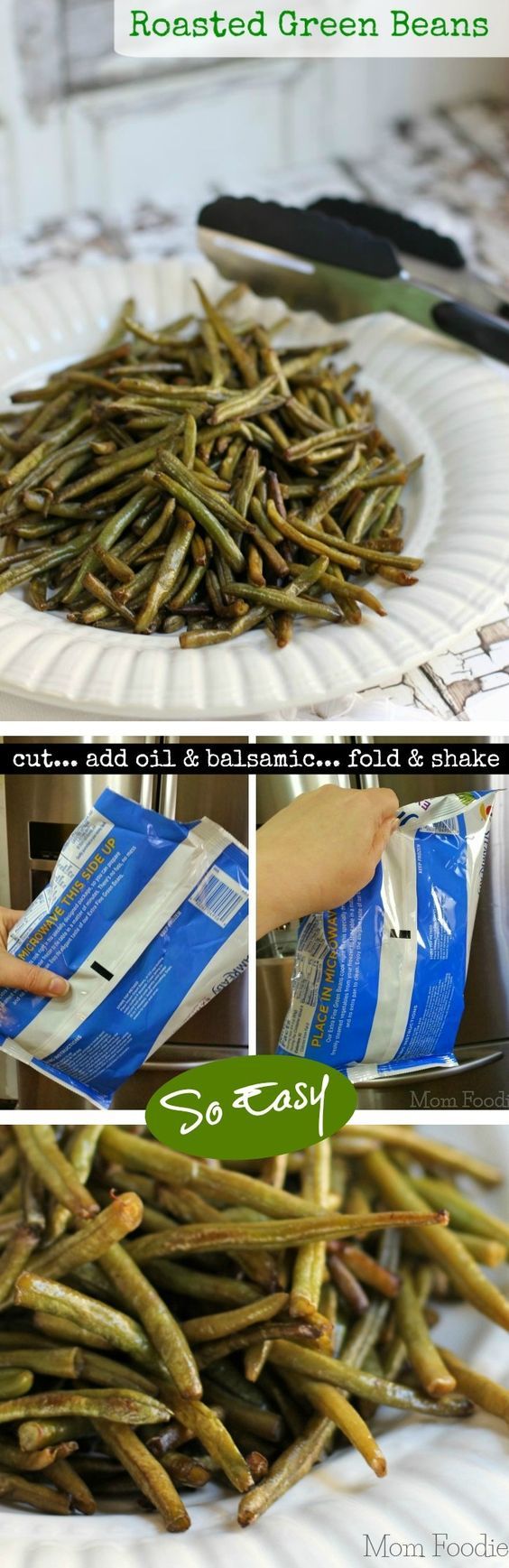 Roasted Green Beans Recipe | Easy Low Carb Snack or Side