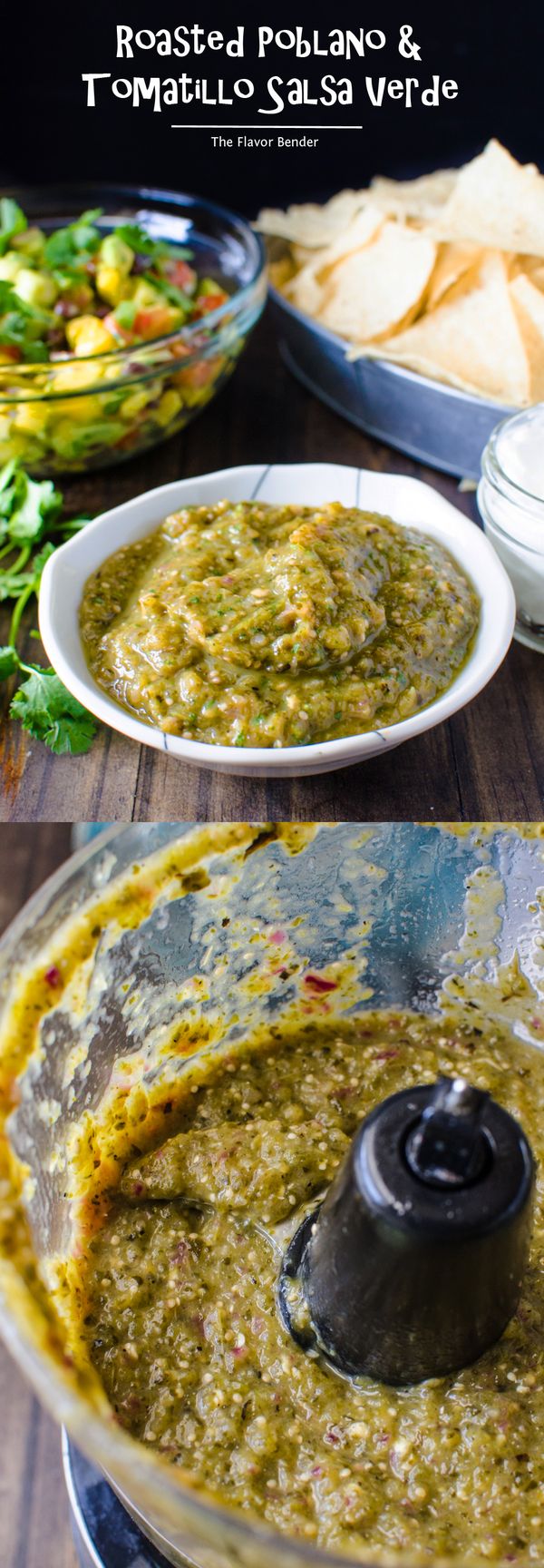 Roasted Poblano and Tomatillo Salsa Verde