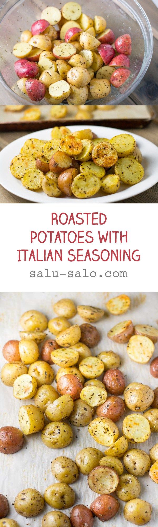 Roasted Potatoes with Italian Seasoning