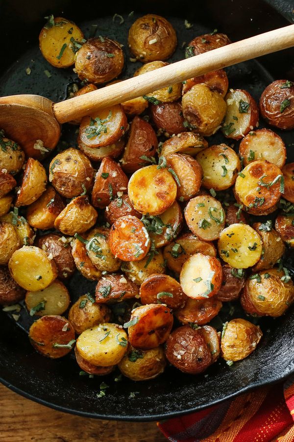 Roasted Potatoes With Sage and Garlic