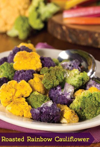 Roasted Rainbow Cauliflower