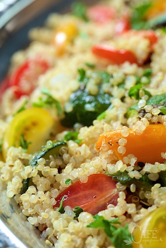 Roasted Ratatouille Quinoa Salad