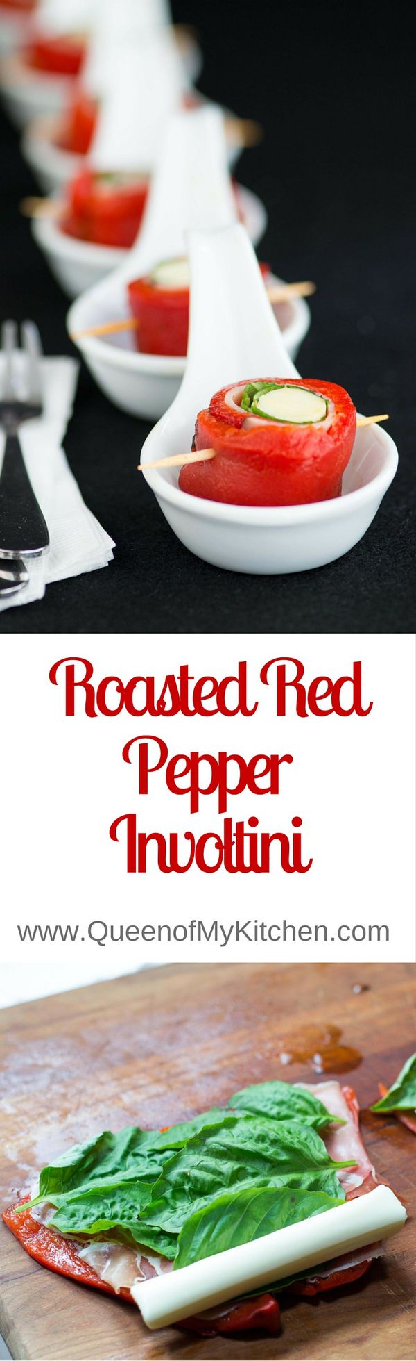 Roasted Red Pepper Involtini