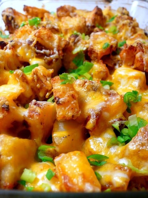 Roasted Red Potatoes With Bacon and Cheese