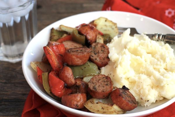 Roasted Sausage, Peppers and Onions - CE