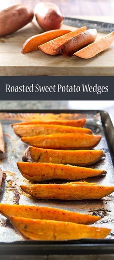 Roasted Sweet Potato Wedges