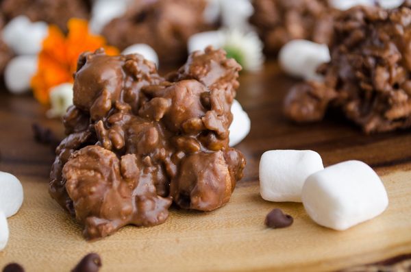 Rocky Road No Bake Cookies