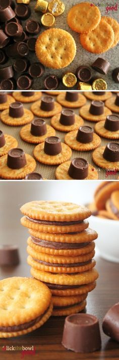 Rolo Ritz Cracker Cookies