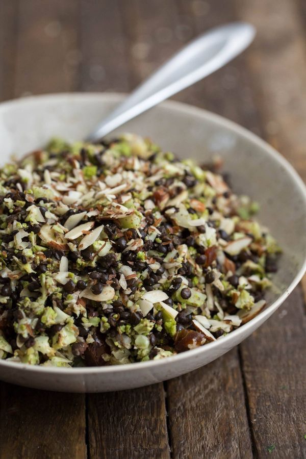 Romanesco Black Lentil Pilaf