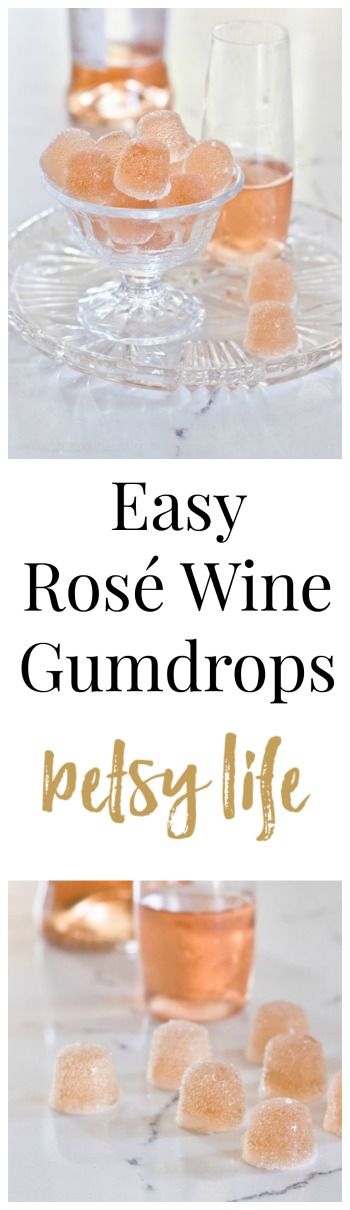 Rosé Wine Gumdrops