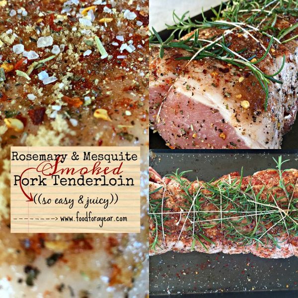 Rosemary & Mesquite Smoked Pork Tenderloin