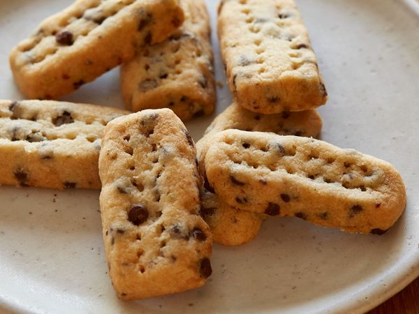 Rosemary Chocolate Chip Shortbread