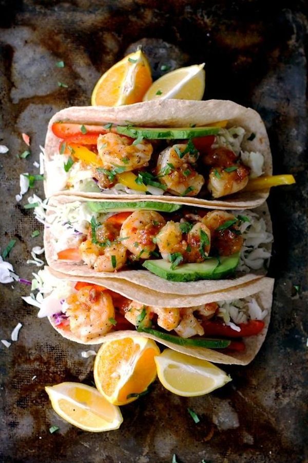 Rosemary Citrus Shrimp Tacos