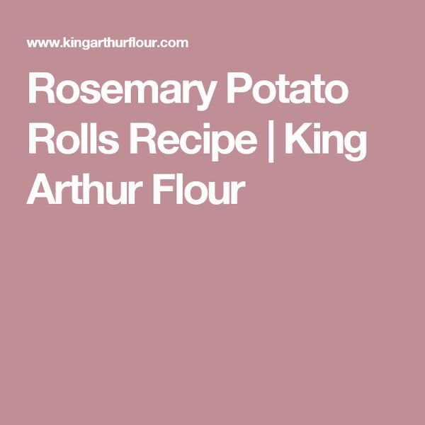 Rosemary Potato Rolls