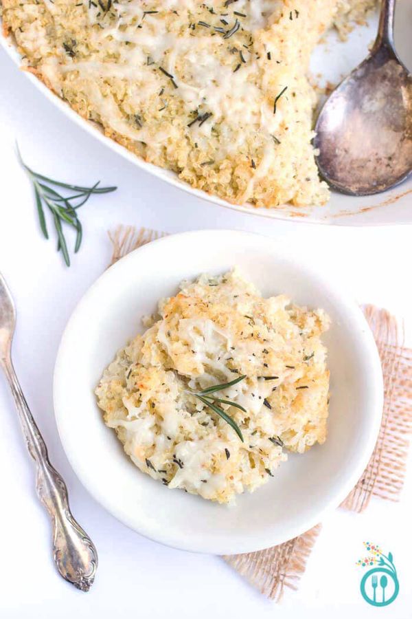 Rosemary Quinoa Mac and Cheese