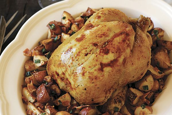 Rosemary-Roasted Chicken & Potatoes