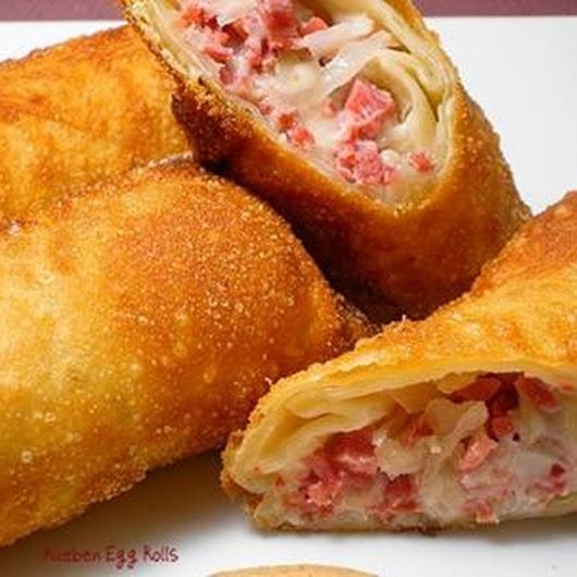 Rueben Egg Rolls