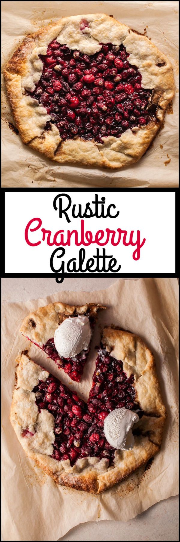 Rustic Cranberry Galette