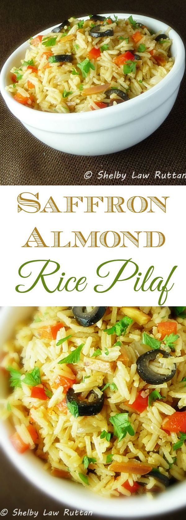 Saffron Almond Rice Pilaf