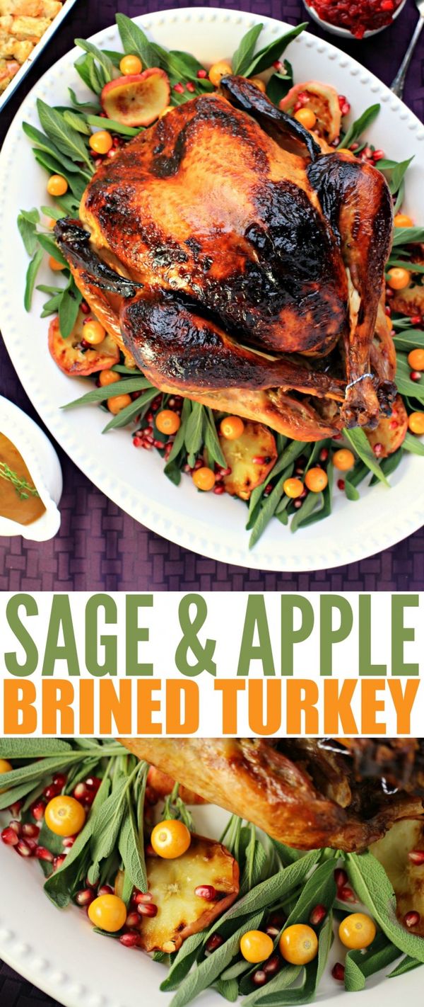 Sage & Apple Brined Turkey