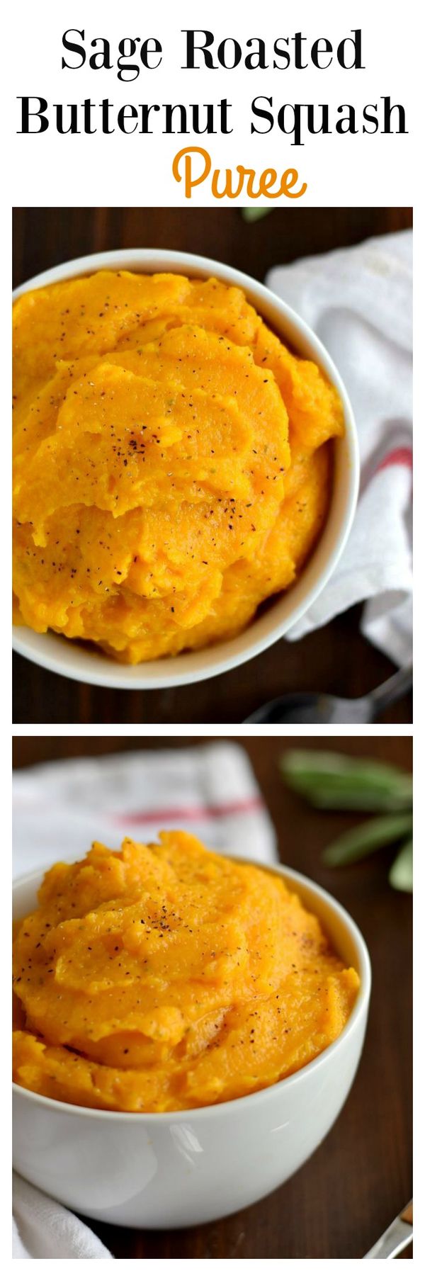 Sage Roasted Butternut Squash Puree