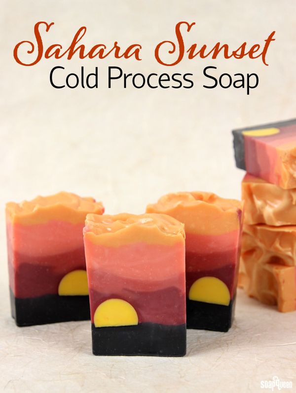 Sahara Sunset Cold Process Soap Tutorial