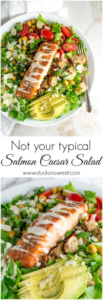 Salmon Caesar Salad