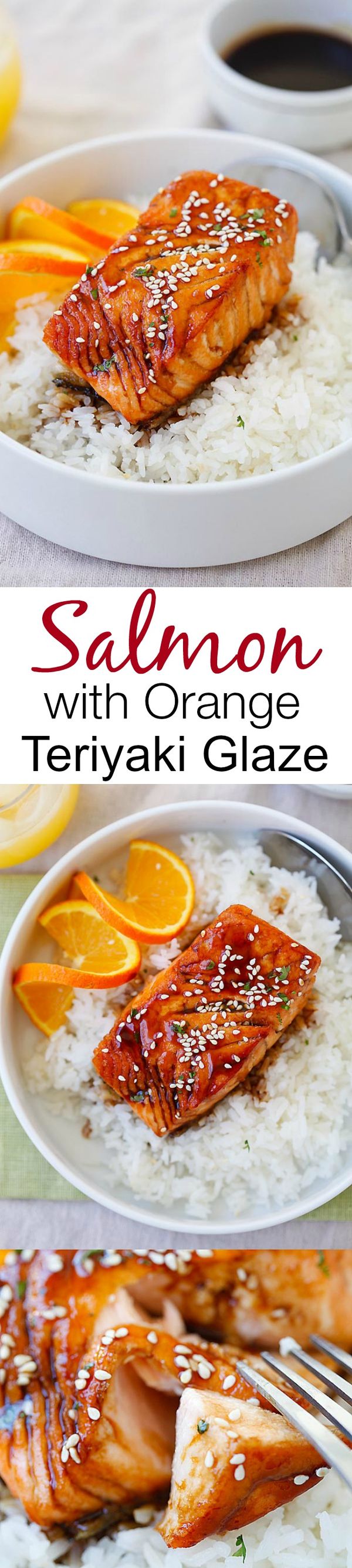 Salmon with Orange Teriyaki Glaze