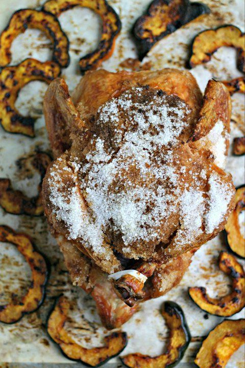 Salt Crust Roasted Chicken