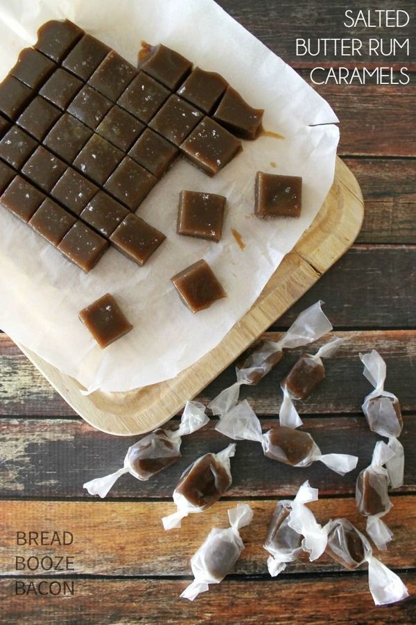 Salted Butter Rum Caramels