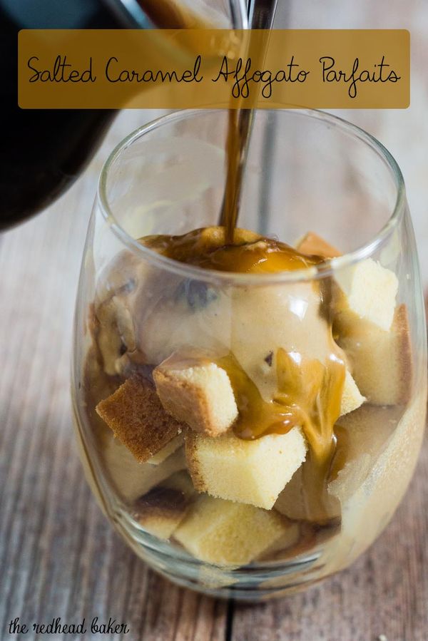 Salted Caramel Affogato Parfaits