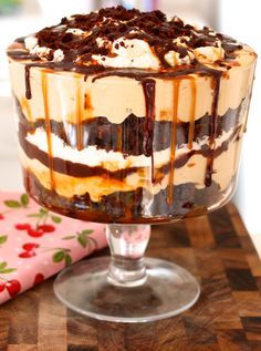 Salted Caramel & Brownie Trifle