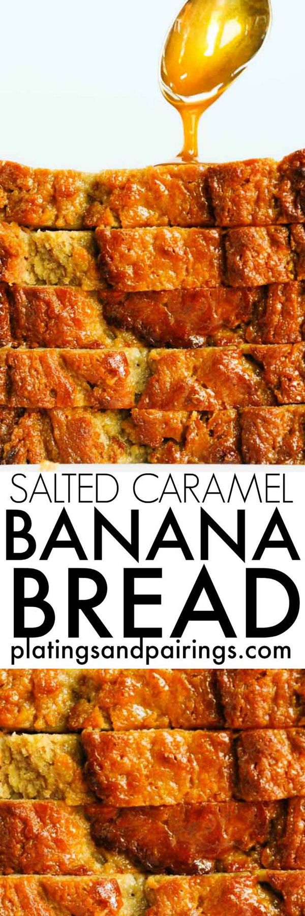 Salted Caramel Banana Bread with Yogurt