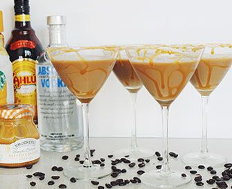 Salted Caramel Coffee Martini