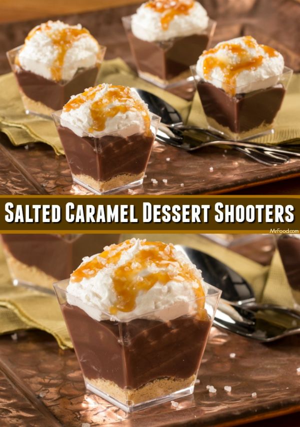 Salted Caramel Dessert Shooters