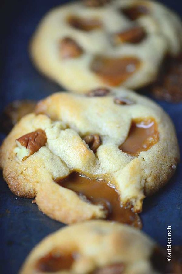 Salted Caramel Pecan Cookies