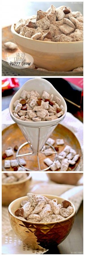 Salted Caramel Puppy Chow