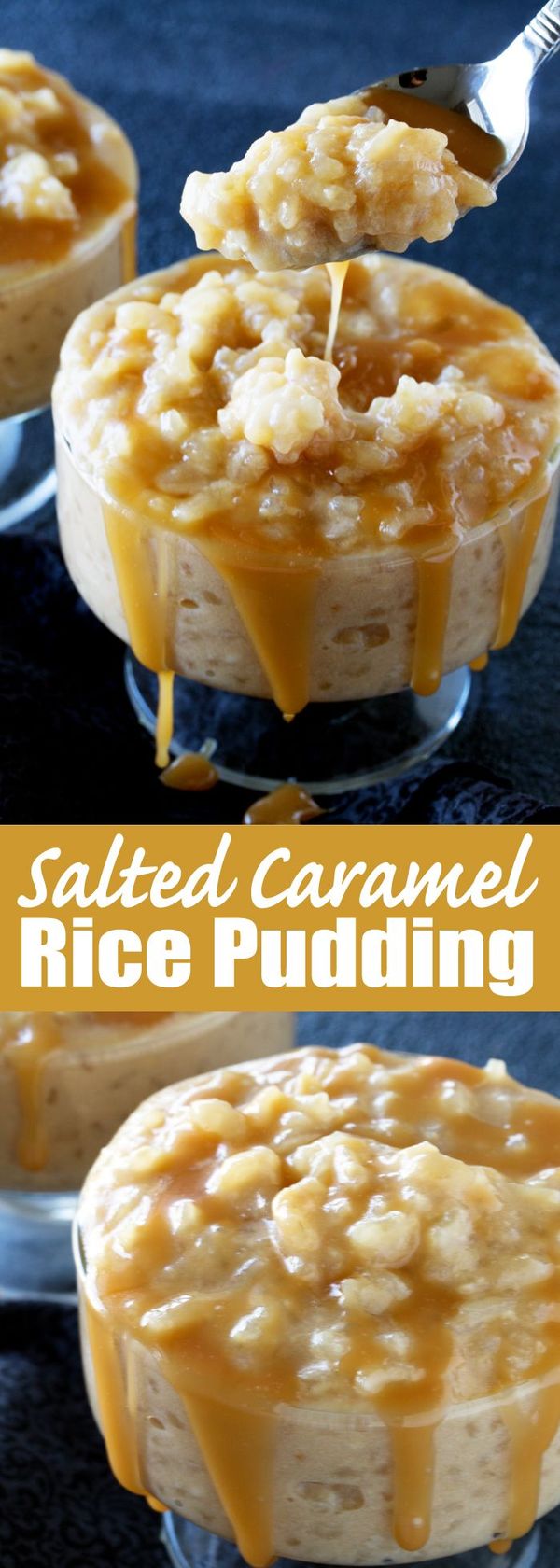 Salted Caramel Rice Pudding