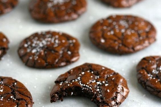 Salted Chocolate Espresso Brookies